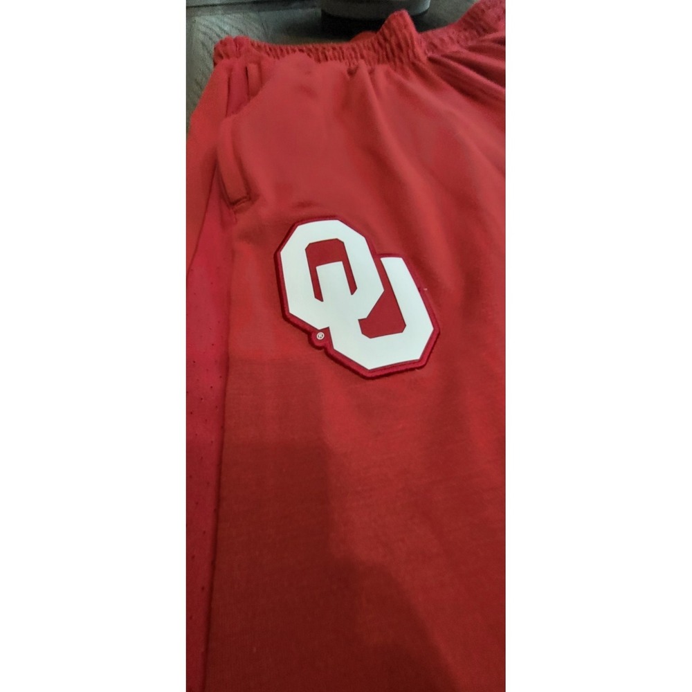 Oklahmoa Sooners OU Nike Elite Track Pants Vintage Men's Size Large Red - Picture 3 of 10